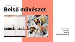 Belső Konyha - HTML Oldalsablon
