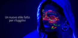 Layout CSS Gratuito Per Nuovo Stile Neon