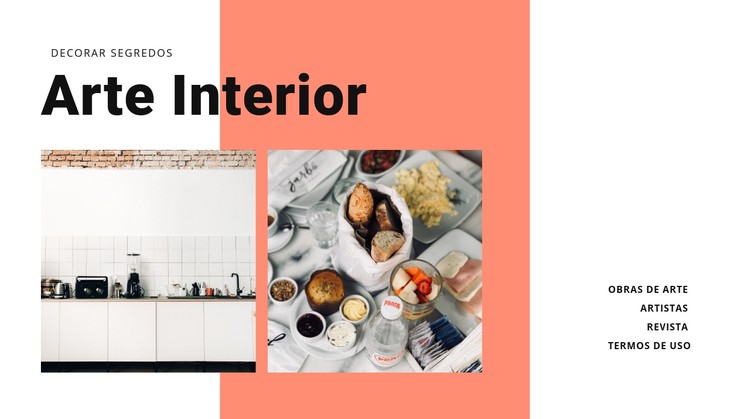 Interior para cozinha Template CSS