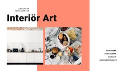 Interiör För Köket - Webbplatsdesign