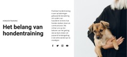 Hondentraining HTML5-Sjabloon