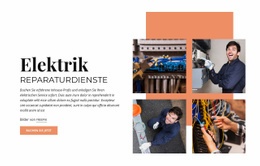 Elektrische Reparaturdienste Webdesign