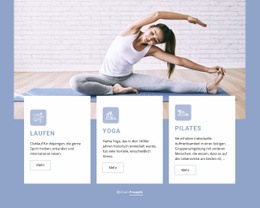 Krafttrainingskurse - Einfacher Website-Builder