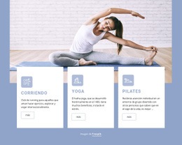 Clases De Entrenamiento De Fuerza - HTML Template Builder