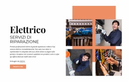 Servizi Di Riparazione Elettrica - HTML Site Builder