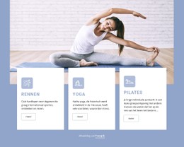Krachttraining Lessen Gratis CSS-Websitesjabloon
