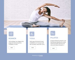 Krachttraining Lessen - Responsieve Websitesjablonen