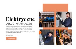 Usługi Napraw Elektrycznych Szablony Logo