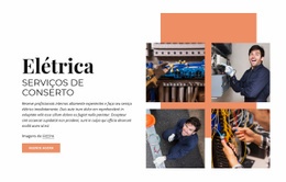 Serviços De Conserto Elétrico - Construtor De Sites Para Inspiração