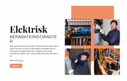 Elektriska Reparationer - HTML-Mallkod