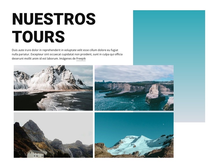 Viajes Tours Tema de WordPress