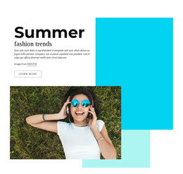 Coolest Fashion Trends - Modern Web Template