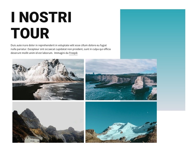 Tour di viaggio Tema WordPress