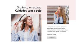 Destino HTML Para Cuidados Com A Pele Natural