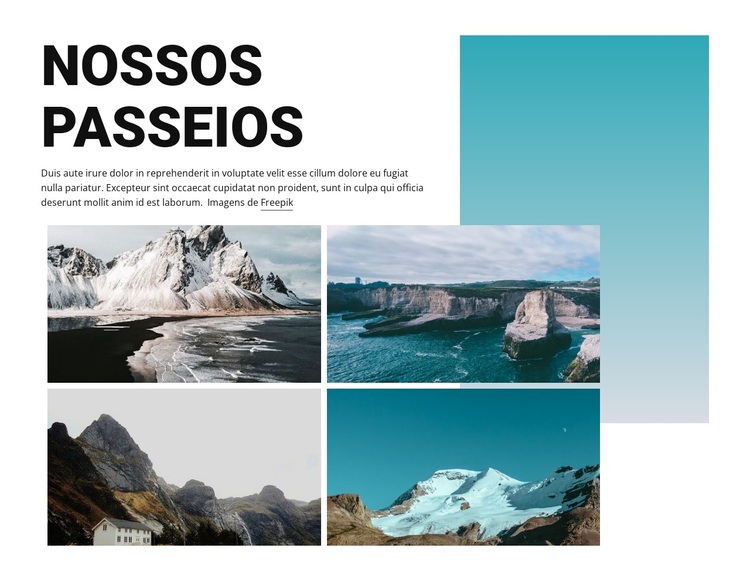 Passeios de viagem Tema WordPress