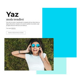 En Havalı Moda Trendleri - Modern Web Şablonu