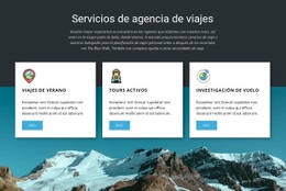 Servicios De Agencia De Viajes - Plantilla Creativa Multipropósito