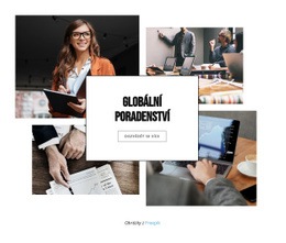 Global Management Consulting – Šablona Stránky HTML