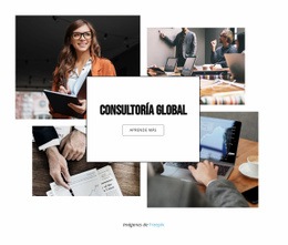 Consultoría De Gestión Global: Maqueta De Sitio Web Adaptable