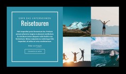 Reisetouren - Moderne Webvorlage