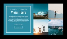 Viajes Tours Plantilla De Una Sola Página