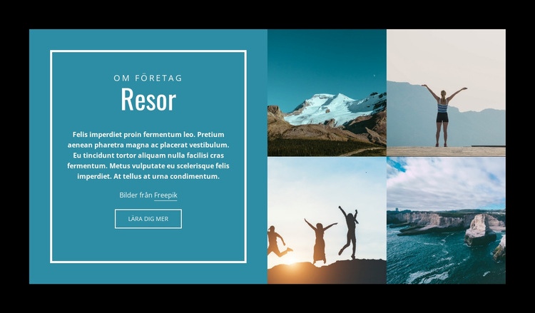 Resor WordPress -tema