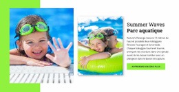 Parc Aquatique - Maquette De Site Web Pour N'Importe Quel Appareil