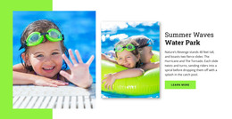 Responsive HTML For Water Park