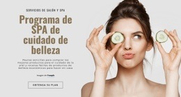 Diseño De Sitio Web Premium Para Programa De Spa Beauty Care