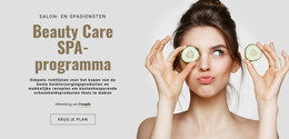 Beauty Care SPA-Programma - HTML-Sjabloon Downloaden