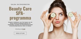 Premium Website-Ontwerp Voor Beauty Care SPA-Programma
