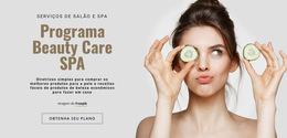 Programa Beauty Care SPA - Modelo De Site Simples