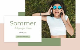 Sommerfotografie-Ideen - HTML Template Generator