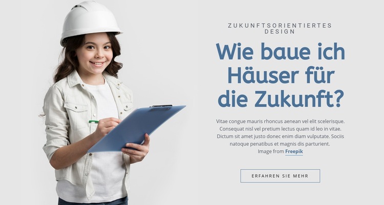 Bau-Firma Website design