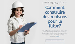 Modèle De Plate-Forme De Lancement Pour Entreprise De Construction