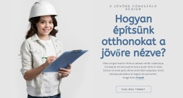 Építőipari Vállalat - Egyszerű Webhelytervezés