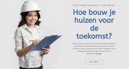 Bouwbedrijf - Bestemmingspagina Voor E-Commerce