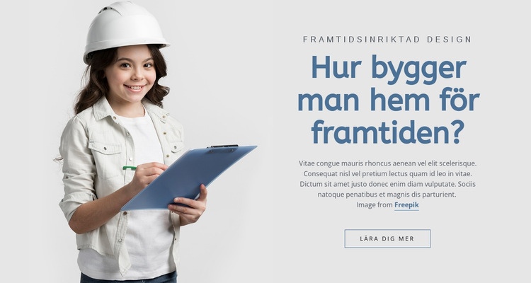 Byggföretag HTML-mall