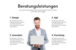 Website-Design Bauen Sie Ein Agiles Und Belastbares Geschäft Auf Für Jedes Gerät