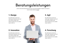 Bauen Sie Ein Agiles Und Belastbares Geschäft Auf - Einfache HTML-Vorlage