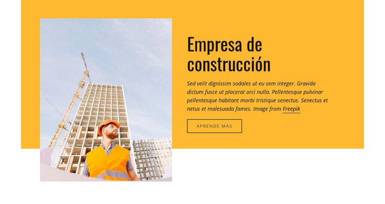 Ingeniero civil Plantilla HTML