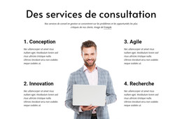 Construisez Une Entreprise Agile Et Résiliente - Modèle HTML Simple