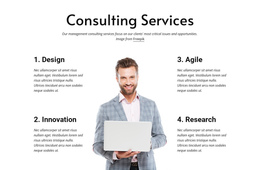 Build An Agile And Resilient Business - One Page Html Template