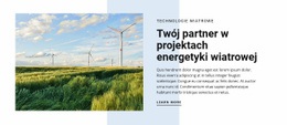Technologie Energii Wiatrowej Szablony Projektowe