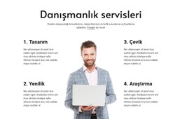 Çevik Ve Dayanıklı Bir Iş Oluşturun CSS Ile Temel Html Şablonu