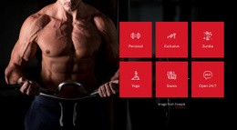 Select A Gym Service Web Templates