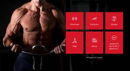 Seleziona Un Servizio O Una Funzione In Palestra: Tema WordPress Moderno
