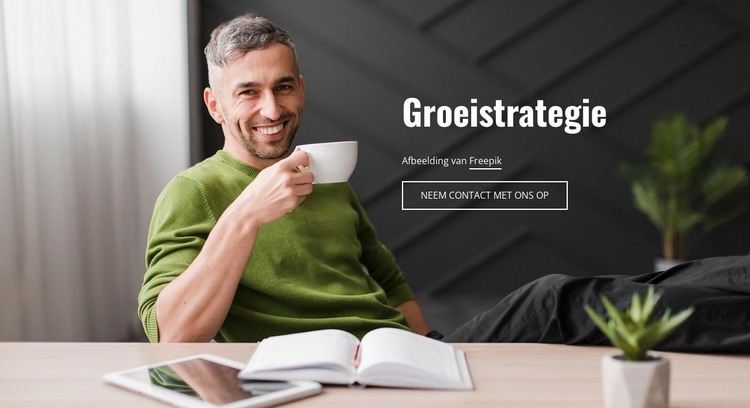 Groeistrategie HTML-sjabloon