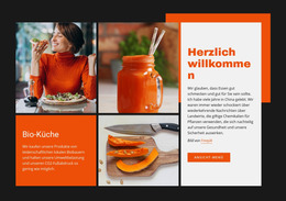 Bio-Küche Web-Vorlagen