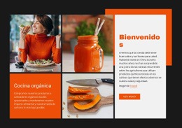 Cocina Orgánica: Plantilla HTML5 Adaptable